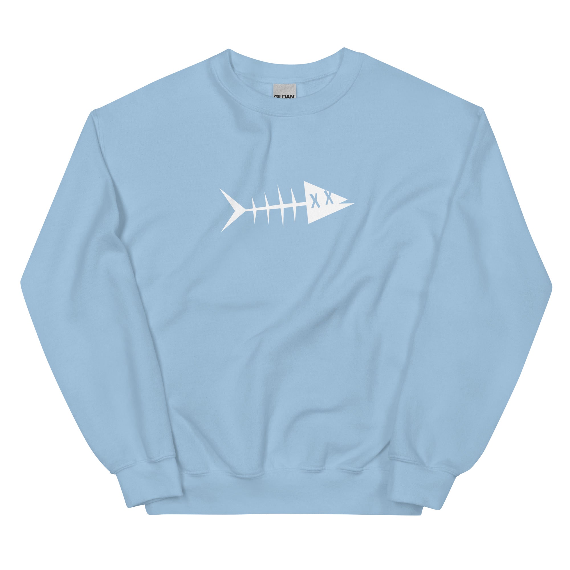 Clishirt© White Fish Unisex Sweatshirt