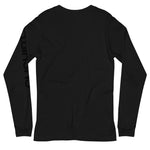 Clishirt© Black Fish on Black Unisex Long Sleeve Tee