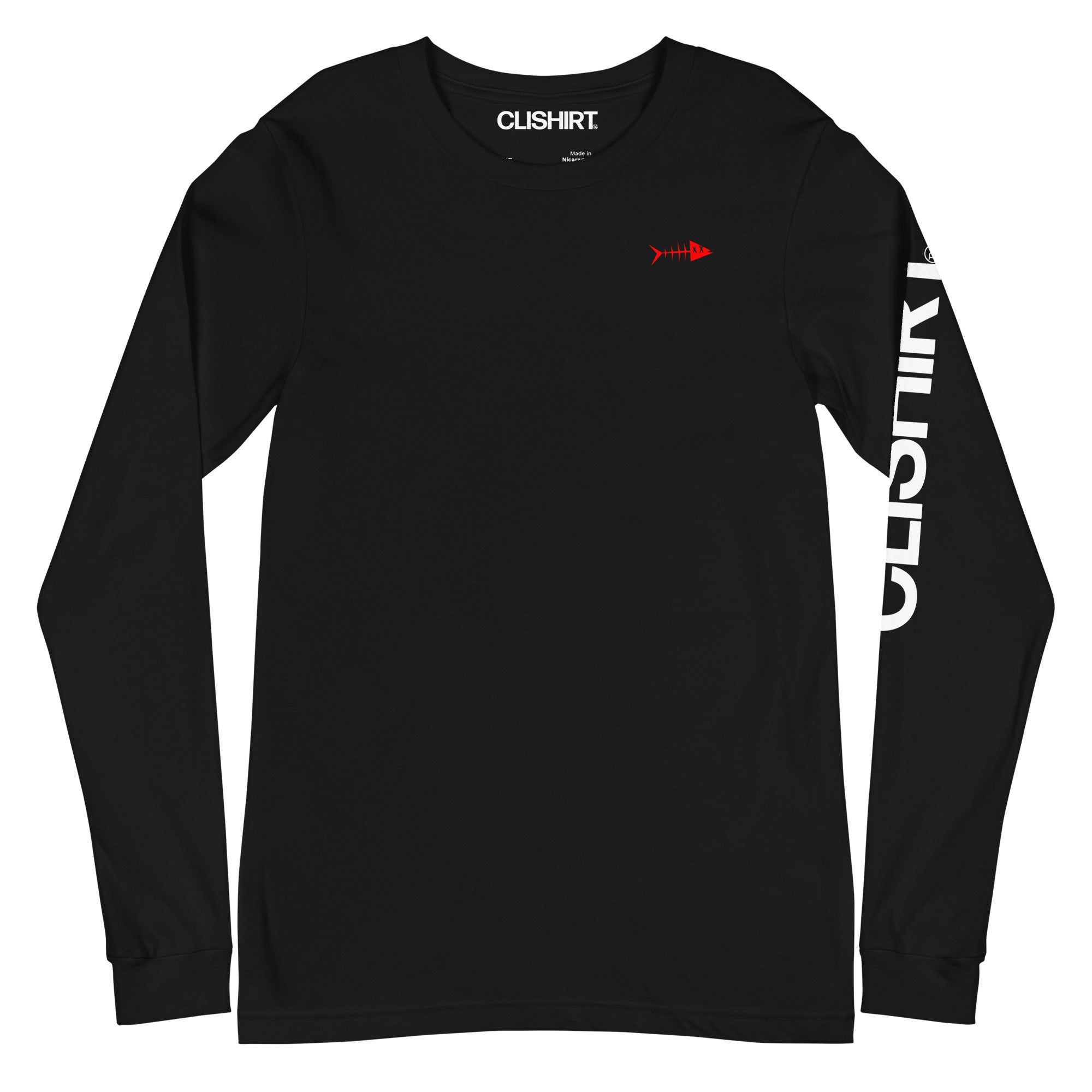 Clishirt© Red Fish Unisex Long Sleeve Tee