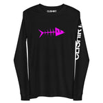 Clishirt© Magenta Fish Unisex Long Sleeve Tee