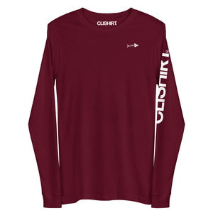 Clishirt© White Fish Unisex Long Sleeve Tee