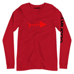 Clishirt© Red Fish Unisex Long Sleeve Tee