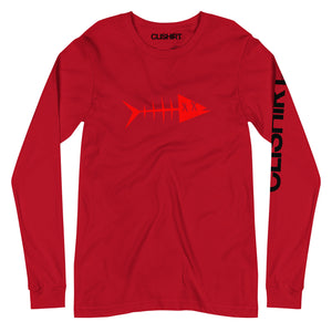 Clishirt© Red Fish Unisex Long Sleeve Tee