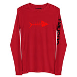 Clishirt© Red Fish Unisex Long Sleeve Tee