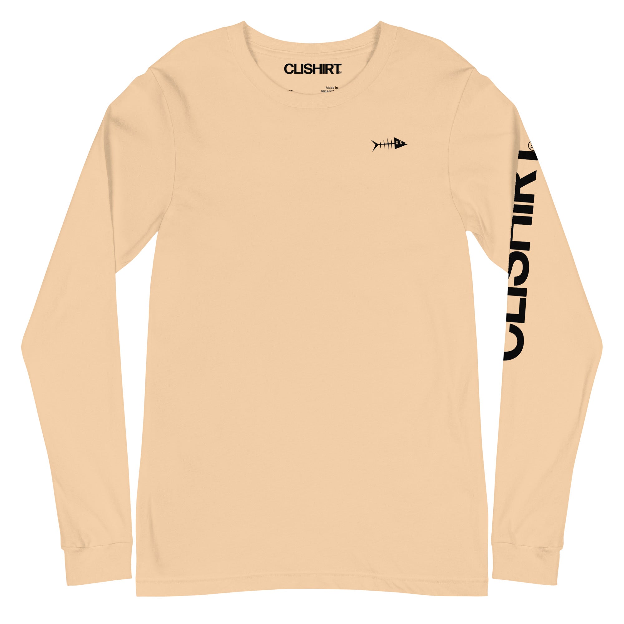 Clishirt© Black Fish Unisex Long Sleeve Tee
