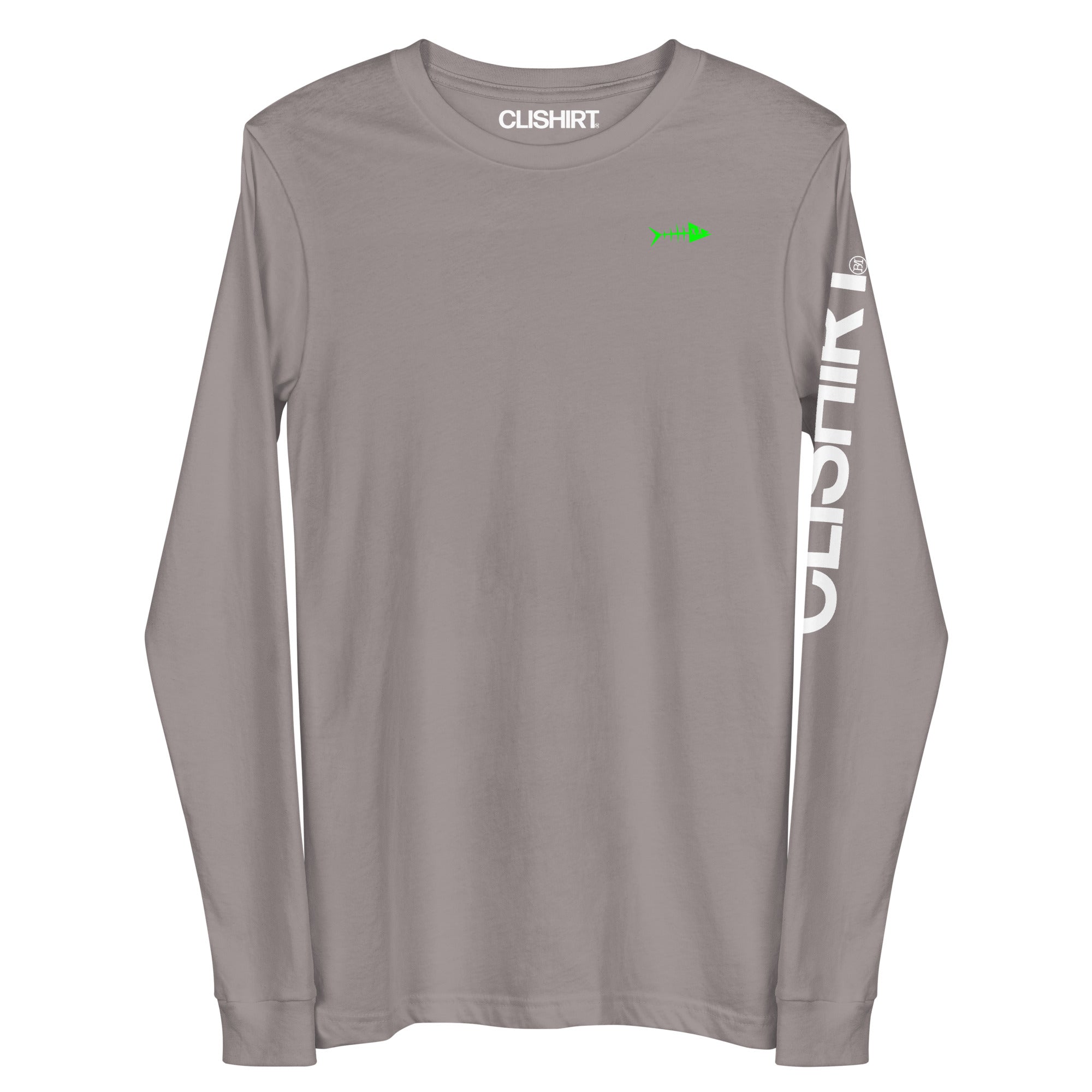 Clishirt© Green Fish Unisex Long Sleeve Tee