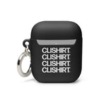 Clishirt© Cyan Magenta Yellow Fish Rubber Case for AirPods®