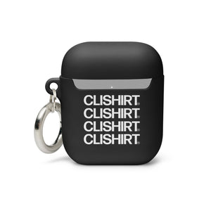 Clishirt© Cyan Magenta Yellow Fish Rubber Case for AirPods®