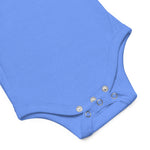 Clishirt© Blue Fish Cyan Fish Baby short sleeve one piece