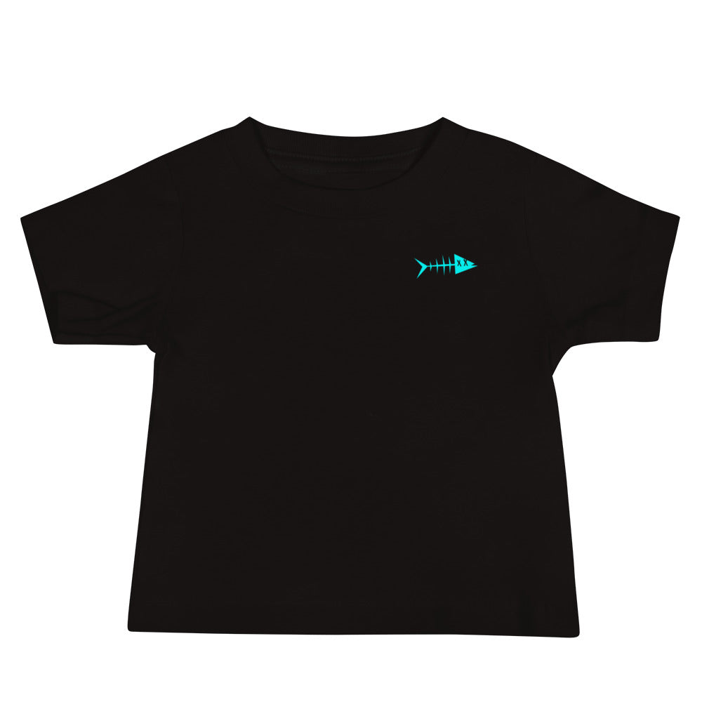 Clishirt© Cyan Fish Baby Jersey Short Sleeve Tee