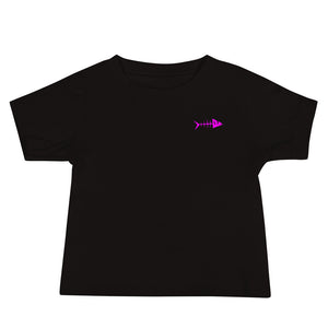 Clishirt© Magenta Fish Baby Jersey Short Sleeve Tee