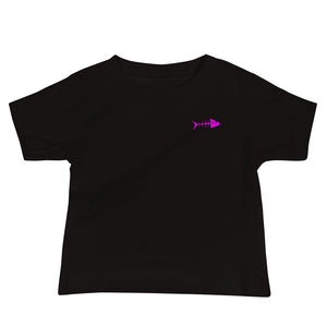 Clishirt© Magenta Fish Baby Jersey Short Sleeve Tee