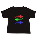 Clishirt© Red Green Blue Fish Baby Jersey Short Sleeve Tee