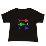 Clishirt© Red Green Blue Fish Baby Jersey Short Sleeve Tee