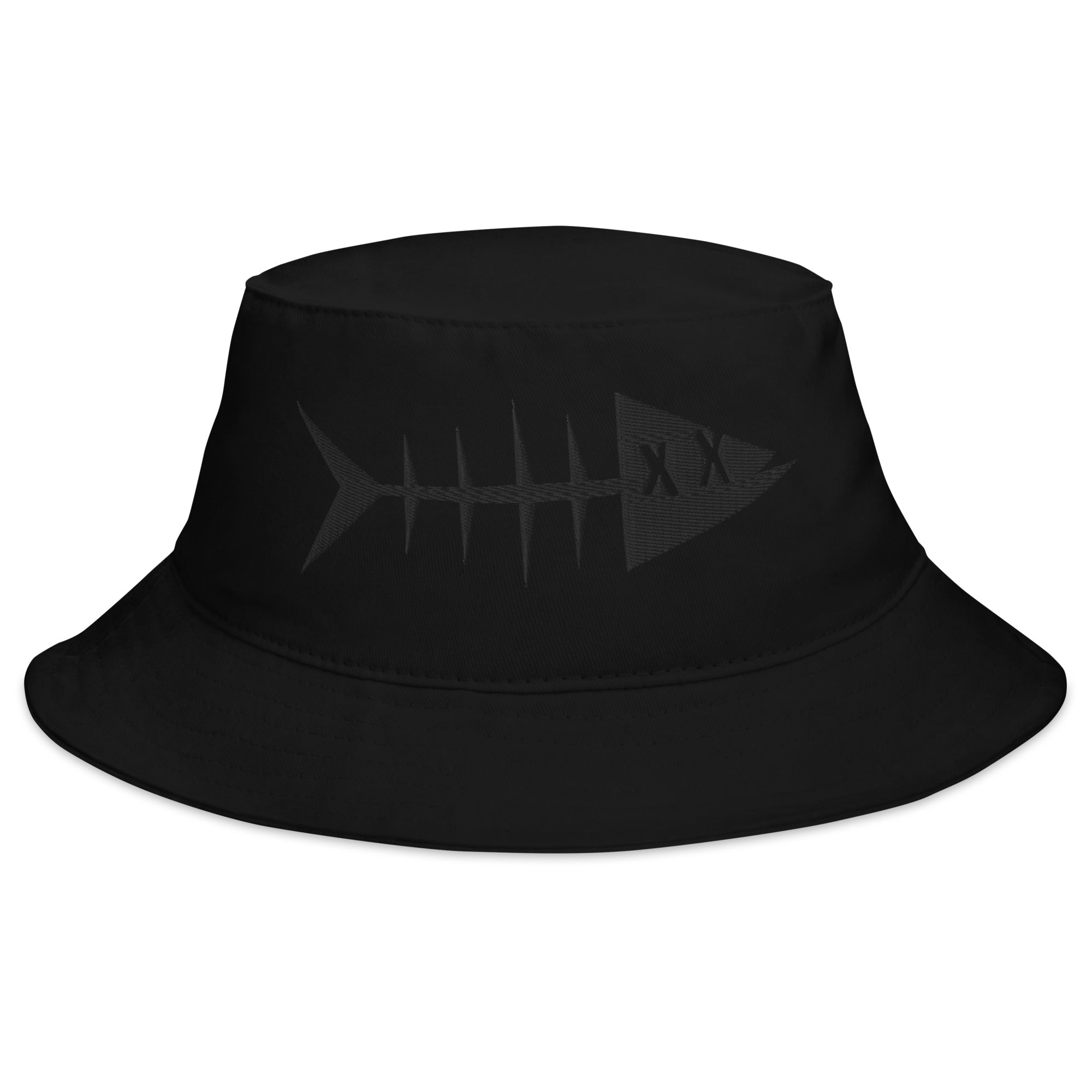 Clishirt© Black Fish on Black Bucket Hat
