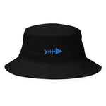 Clishirt© Embroidered Cyan Fish Bucket Hat