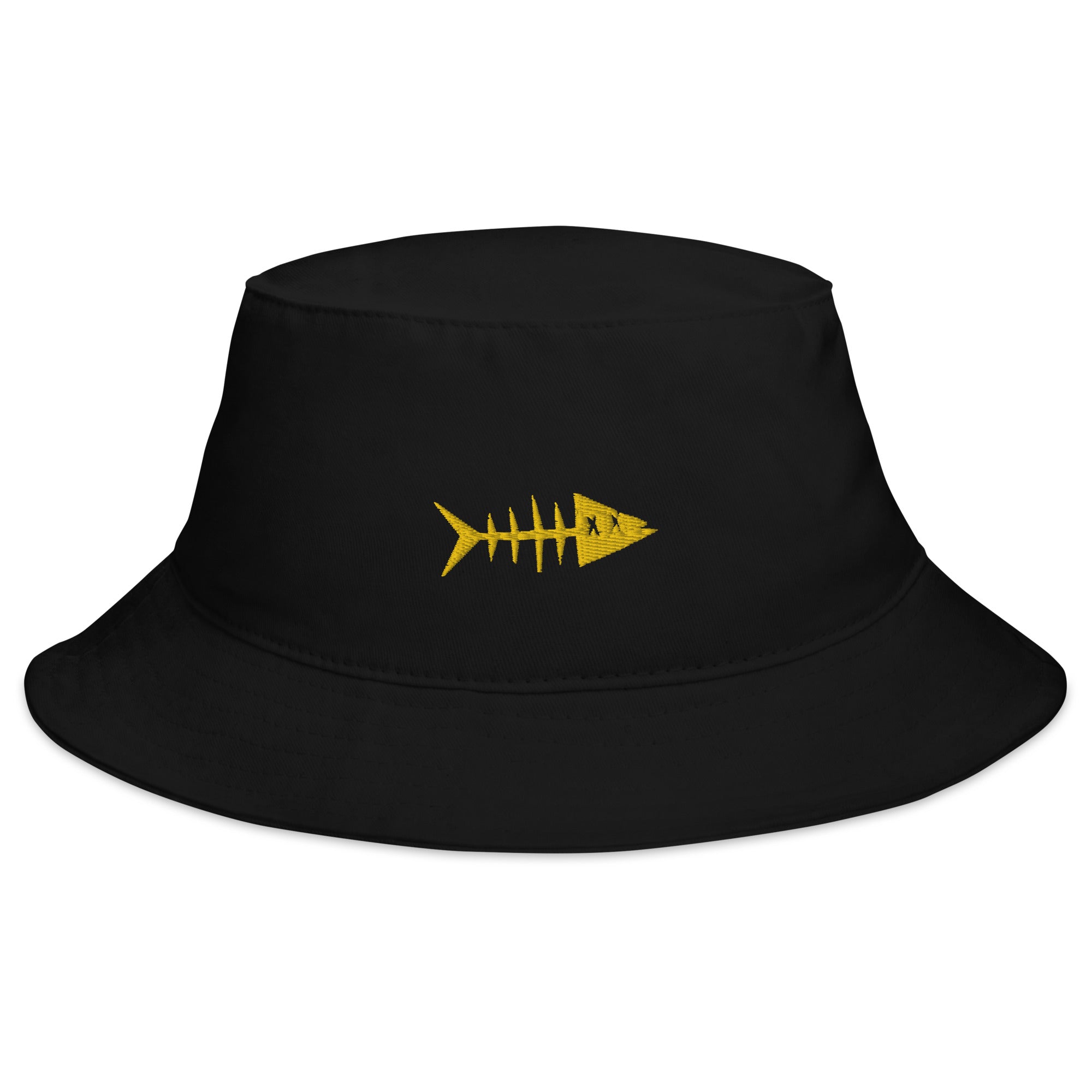 Clishirt© Embroidered Yellow Fish Bucket Hat