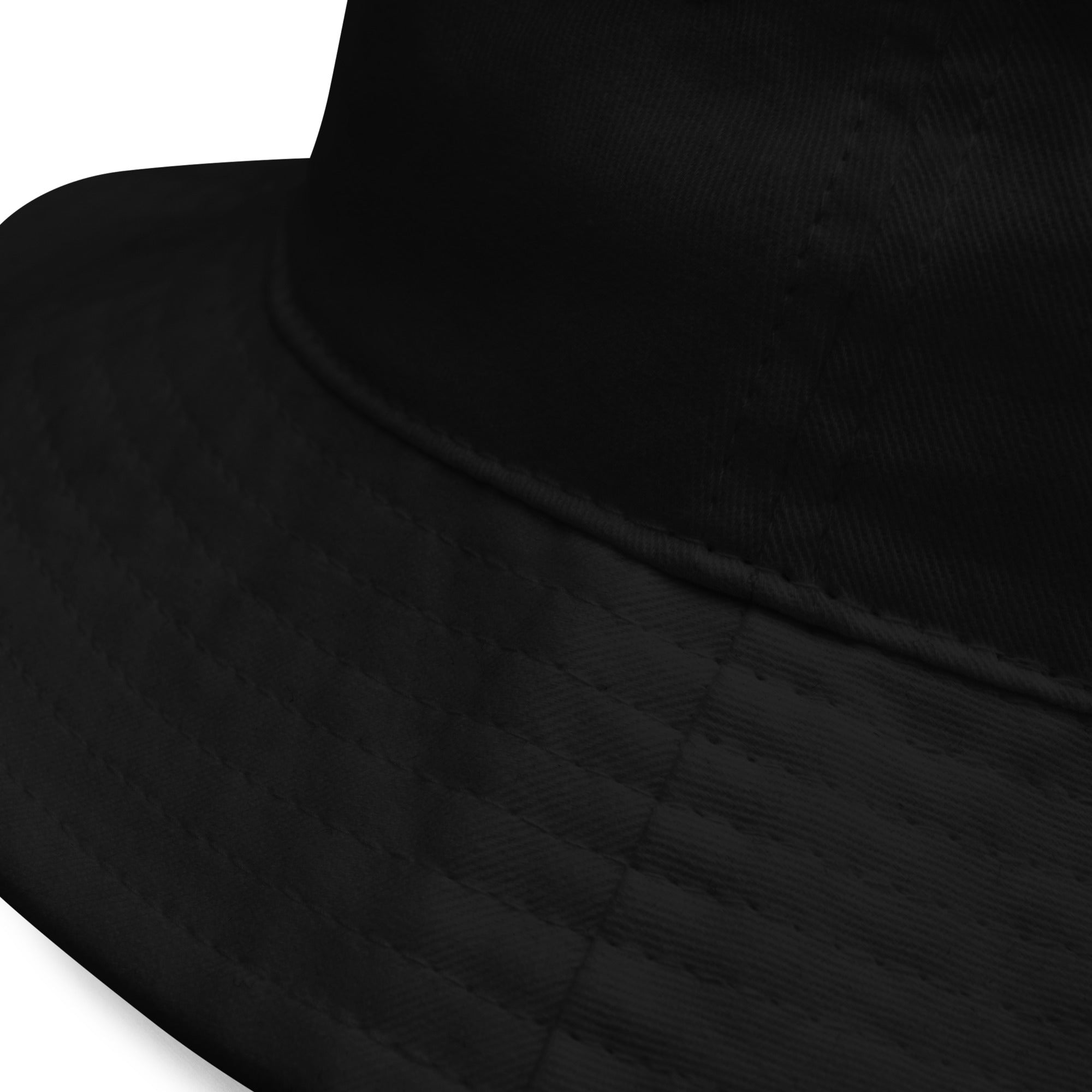 Clishirt© Embroidered Black Fish Bucket Hat