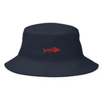 Clishirt© Embroidered Red Fish Bucket Hat