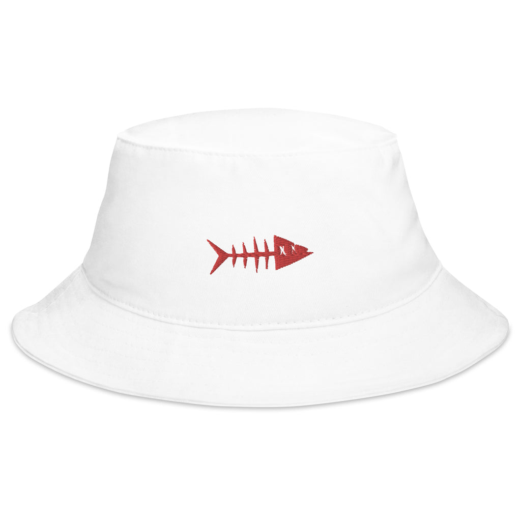 Clishirt© Embroidered Red Fish Bucket Hat