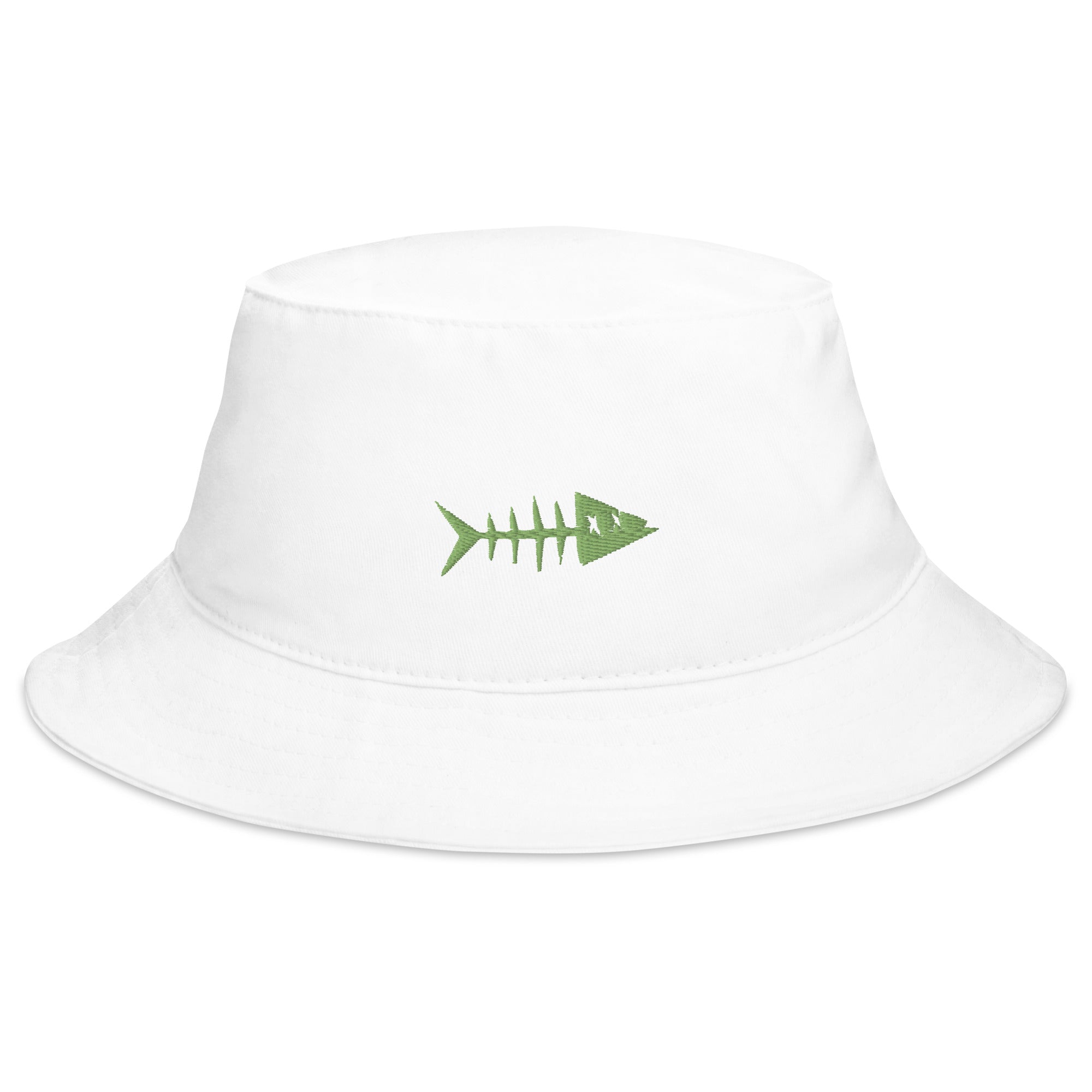 Clishirt© Embroidered Green Fish Bucket Hat