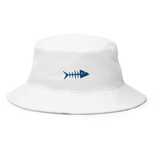 Clishirt© Embroidered Blue Fish Bucket Hat