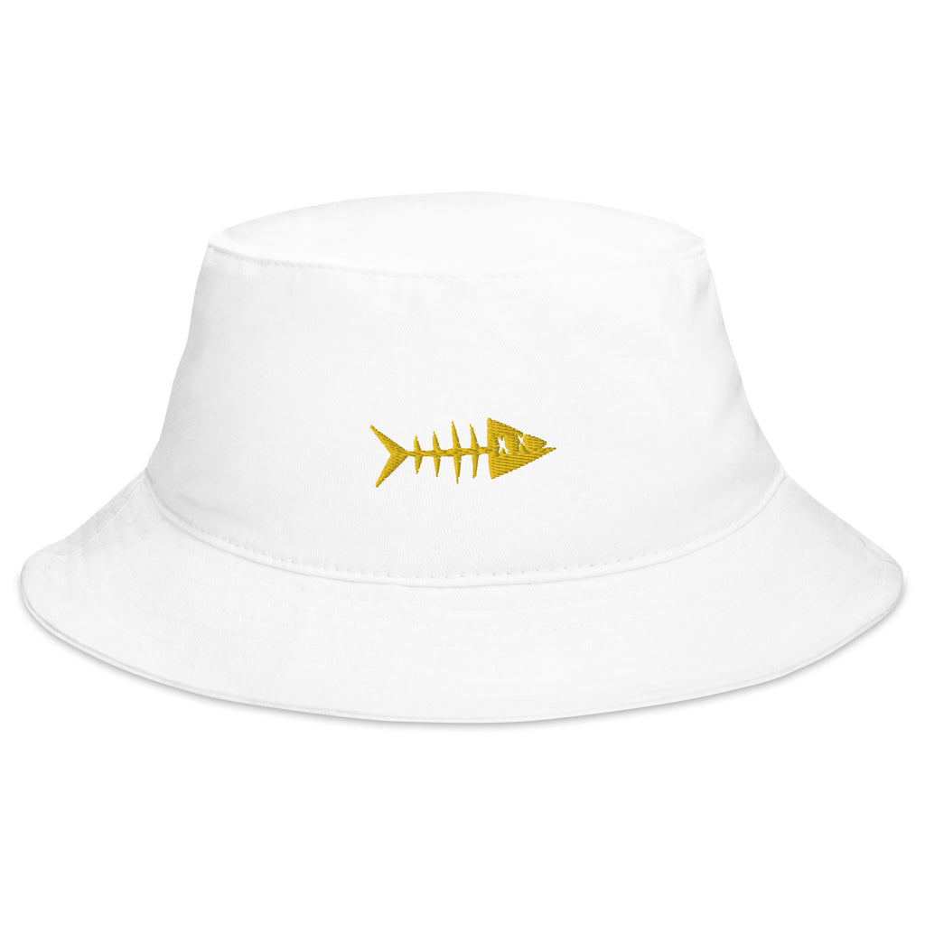 Clishirt© Embroidered Magenta Fish Bucket Hat