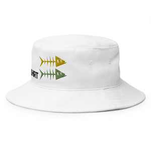 Clishirt© Embroidered Yellow Green Fish Bucket Hat