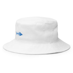Clishirt© Embroidered Blue Fish Bucket Hat