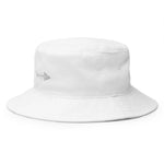 Clishirt© Embroidered White Fish Bucket Hat