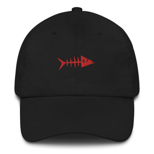 Clishirt© Embroidered Red Fish Dad hat