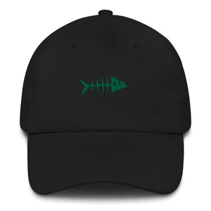 Clishirt© Embroidered Green Fish Dad hat
