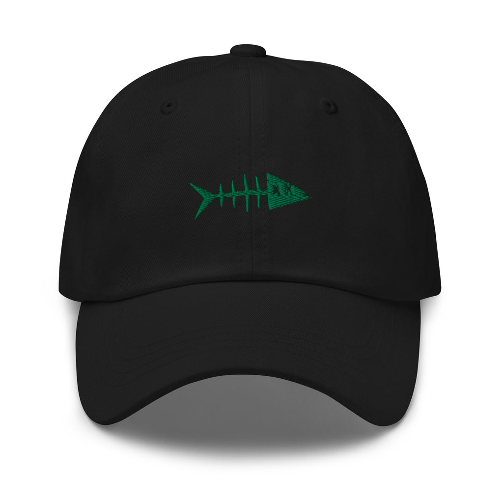 Clishirt© Embroidered Green Fish Dad hat