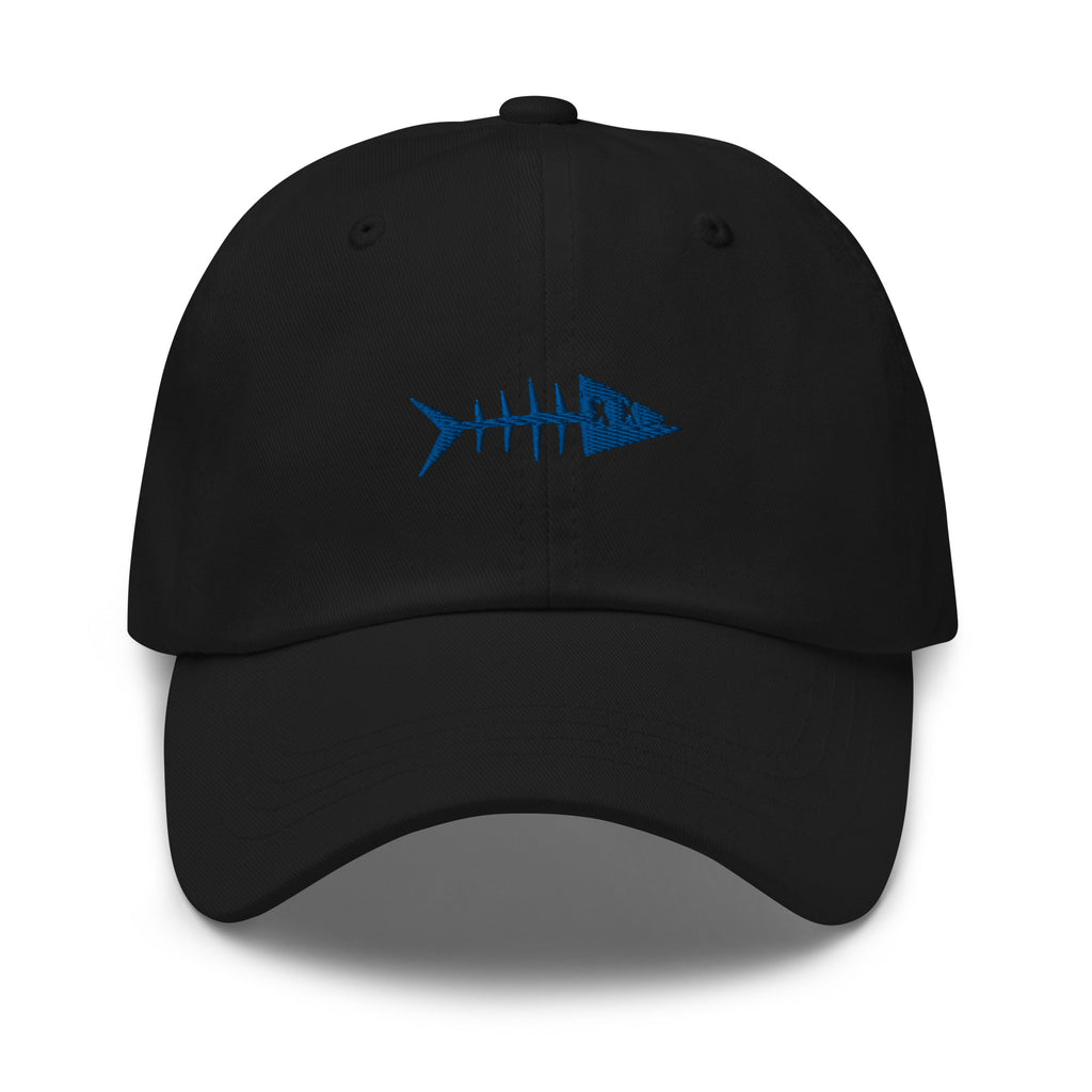 Clishirt© Embroidered Blue Fish Dad hat