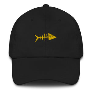 Clishirt© Embroidered Yellow Fish Dad hat