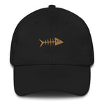Clishirt© Embroidered Old Gold Fish Dad hat
