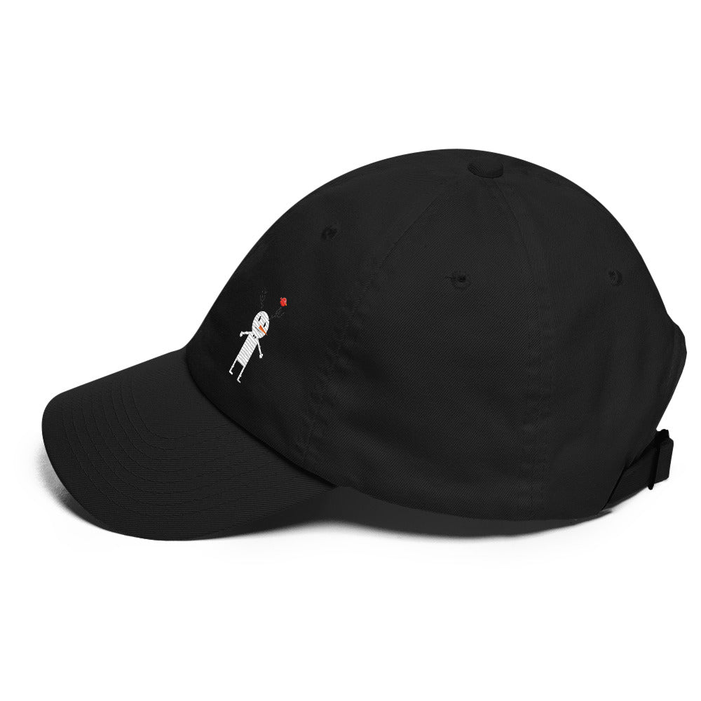 Clishirt© Embroidered Snow Man Illustration Dad hat