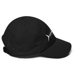 Clishirt© Embroidered White Fish Dad Hat