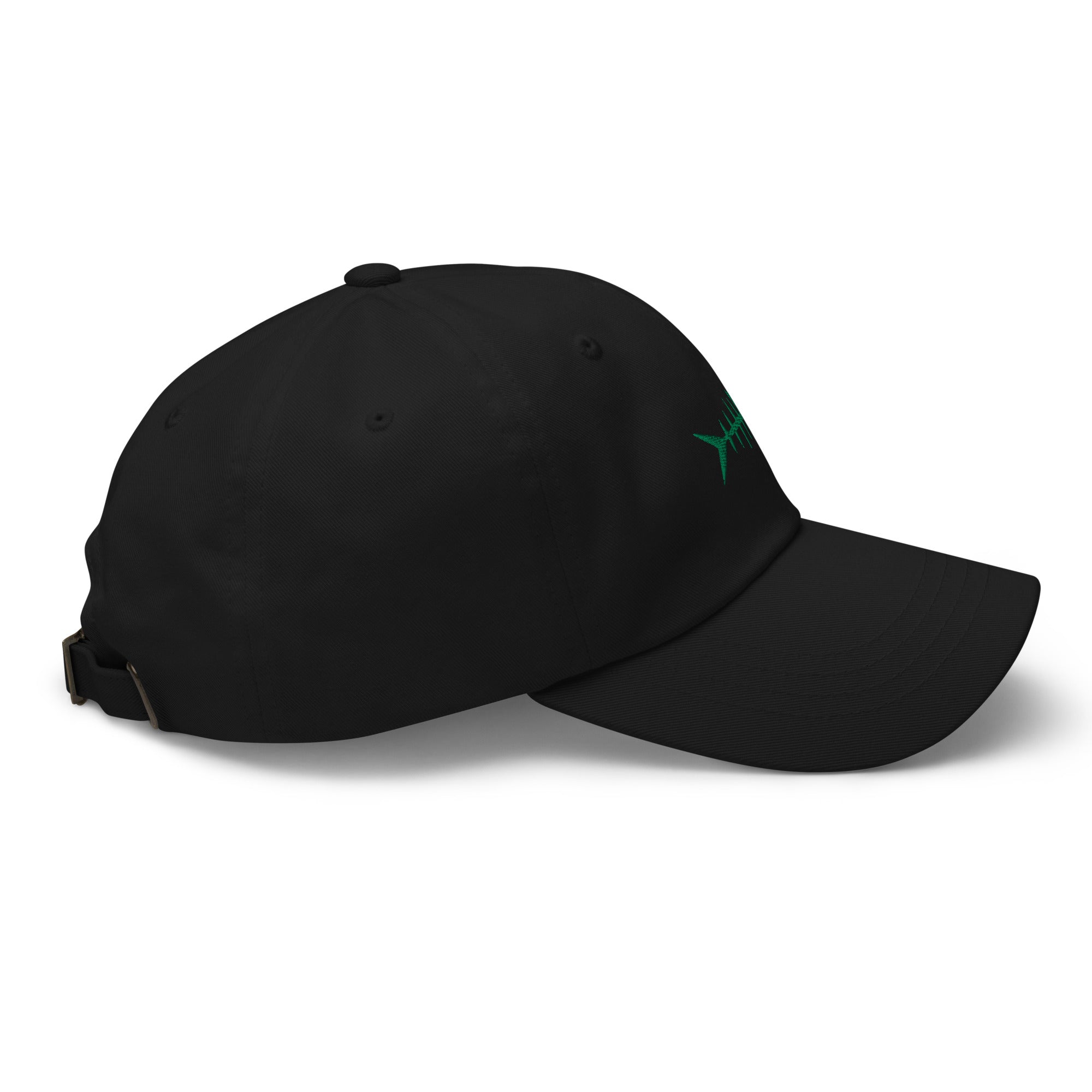 Clishirt© Embroidered Green Fish Dad hat