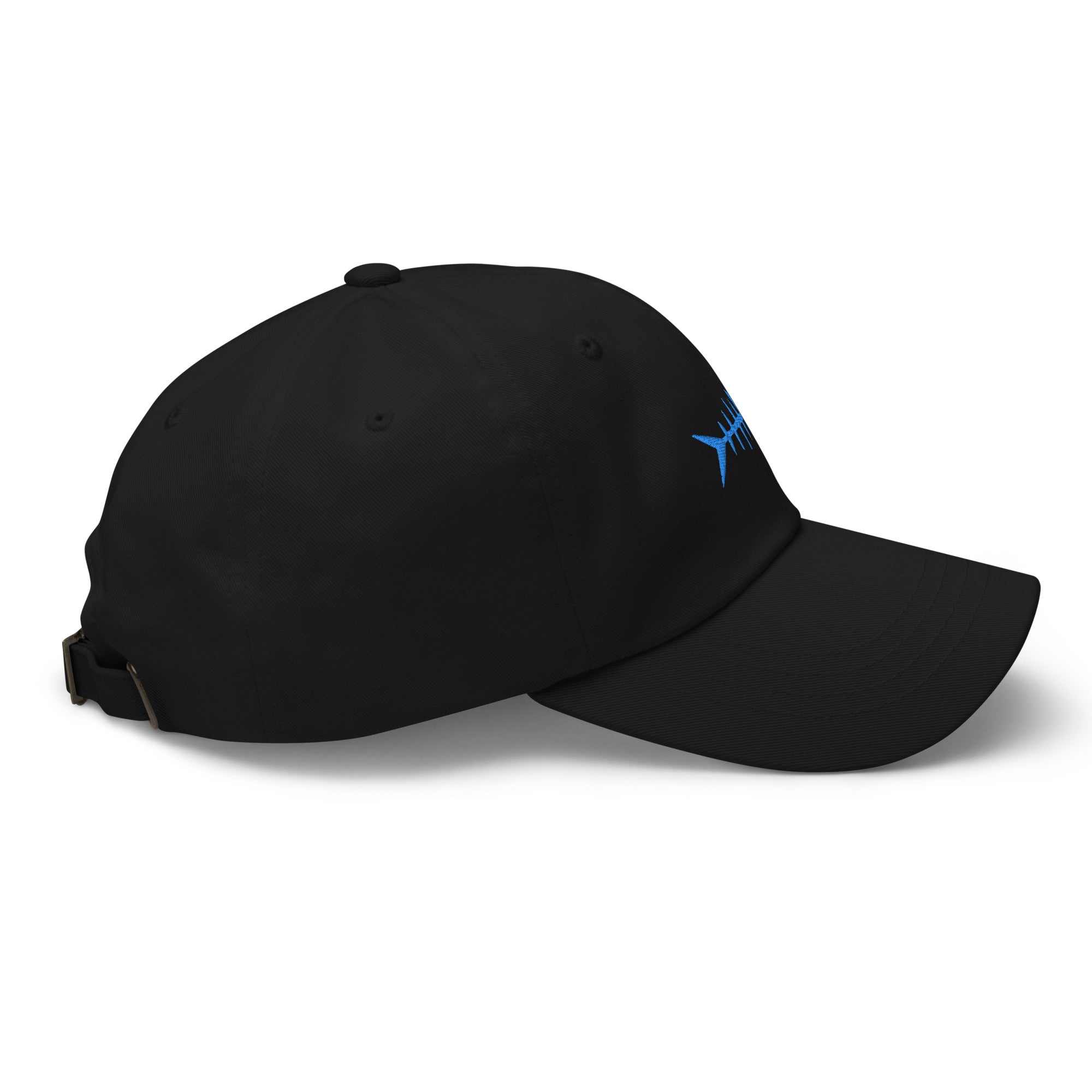Clishirt© Embroidered Cyan Fish Dad hat