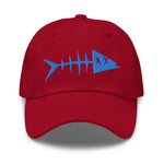 Clishirt© Embroidered Blue Fish Dad hat