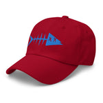 Clishirt© Embroidered Blue Fish Dad hat