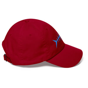 Clishirt© Embroidered Blue Fish Dad hat