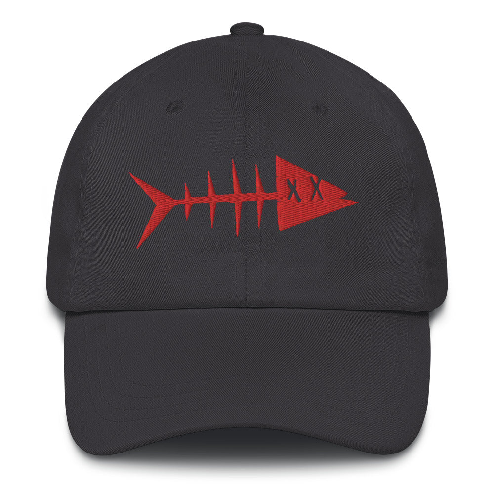 Clishirt© Embroidered Red Fish Dad hat
