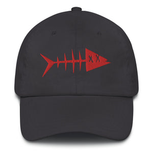 Clishirt© Embroidered Red Fish Dad hat
