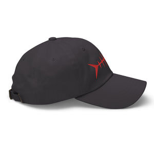 Clishirt© Embroidered Red Fish Dad hat