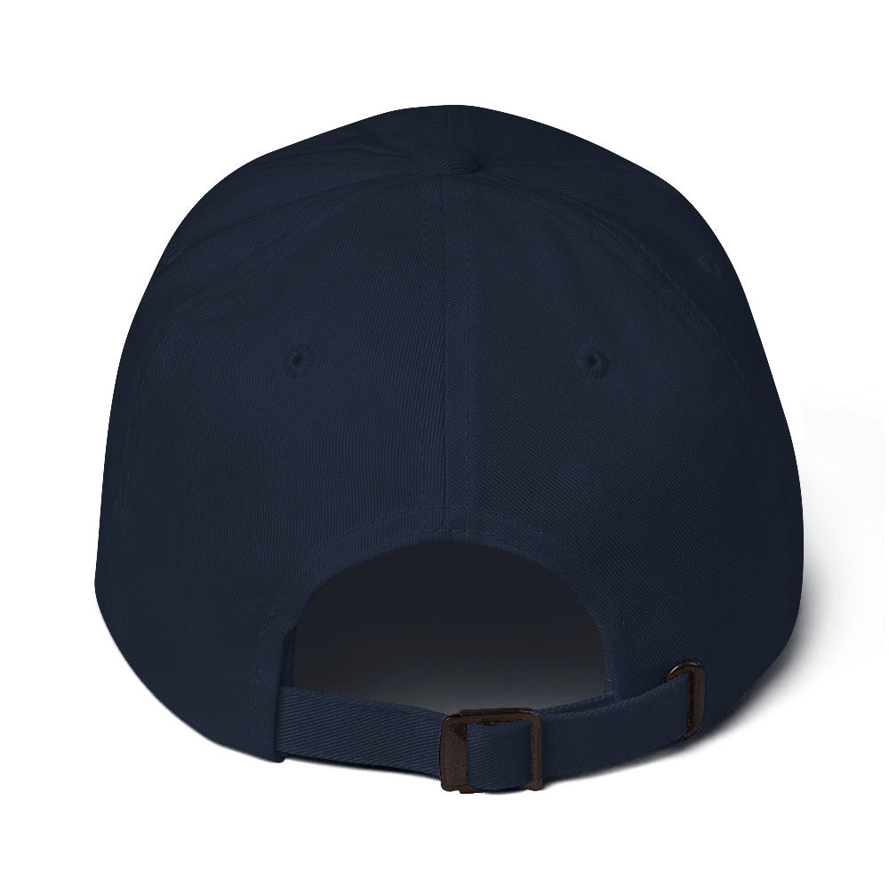 Clishirt© Multi-Color Embroidered Stone Bird Illustration Dad hat