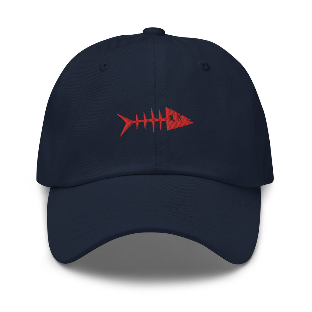 Clishirt© Embroidered Red Fish Dad hat
