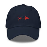 Clishirt© Embroidered Red Fish Dad hat