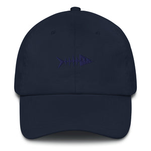Clishirt© Embroidered Navy Fish Dad hat